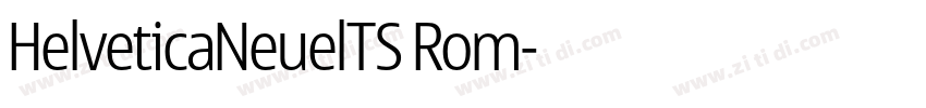 HelveticaNeuelTS Rom字体转换